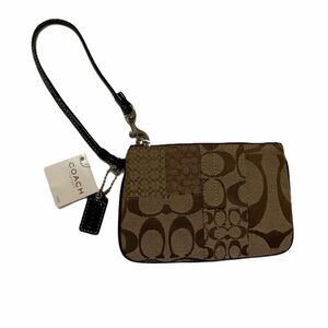 NWT Authentic Coach Wristlet